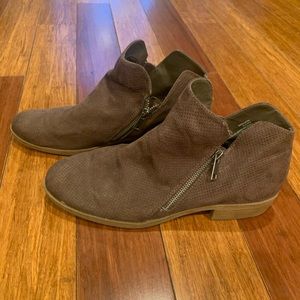 Low Brown Booties